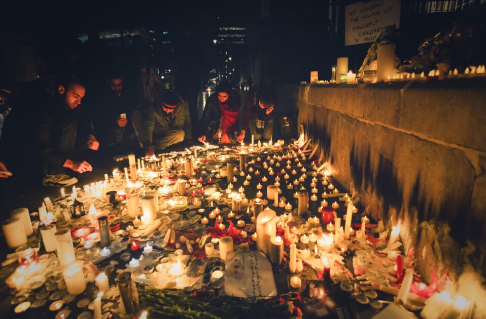 Candlelight vigil in London for the victims of the Peshawar school siege. scaled 1