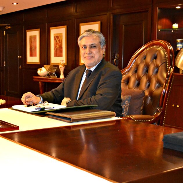 SENATOR M ISHAQ DAR FINANCE MINISTER OF PAKISTAN