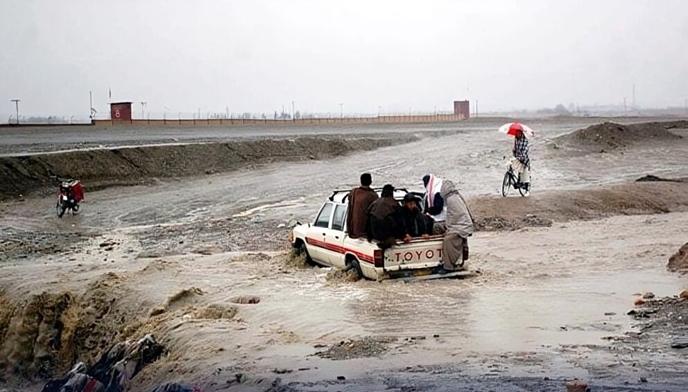 بلوچستان کے پاک افغان شمال سرحدی علاقوں میں موسلادھار بارش، نشیبی علاقے زیرآب