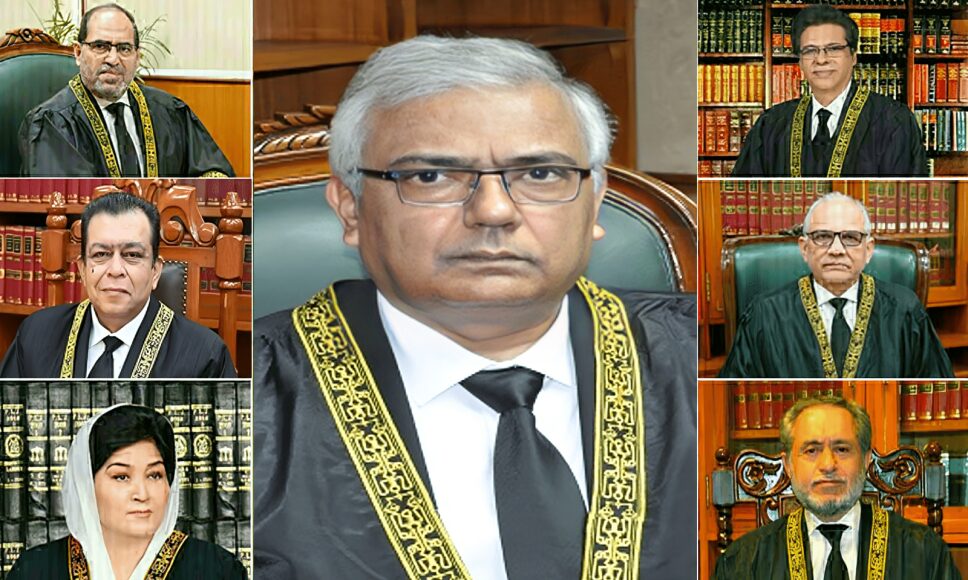 بین الاقوامی اصولوں میں کہیں نہیں لکھا کہ سویلنز کا کورٹ مارشل نہیں ہو سکتا، جسٹس نعیم