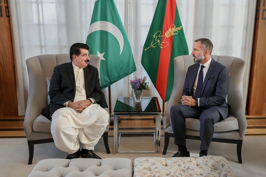لزبن میں صادق سنجرانی کی پرنس رحیم آغا خان سے ملاقات