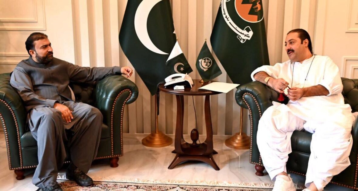 وزیراعلیٰ بلوچستان میر سرفراز بگٹی سے مختلف سیاسی و سماجی شخصیات کی ملاقاتیں