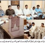 کمشنر نصیر آباد کی صدارت سندھ سیلاب الرٹس کے حوالے سے اجلاس کا انعقاد