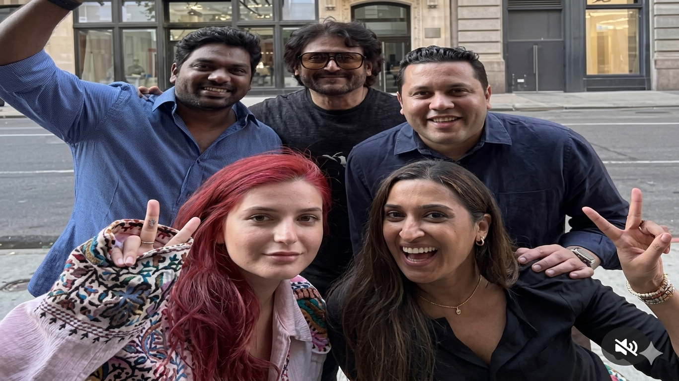 فیصل کپاڈیا، مومنہ مستحسن اور بھارتی کامیڈین کی نیویارک میں ملاقات