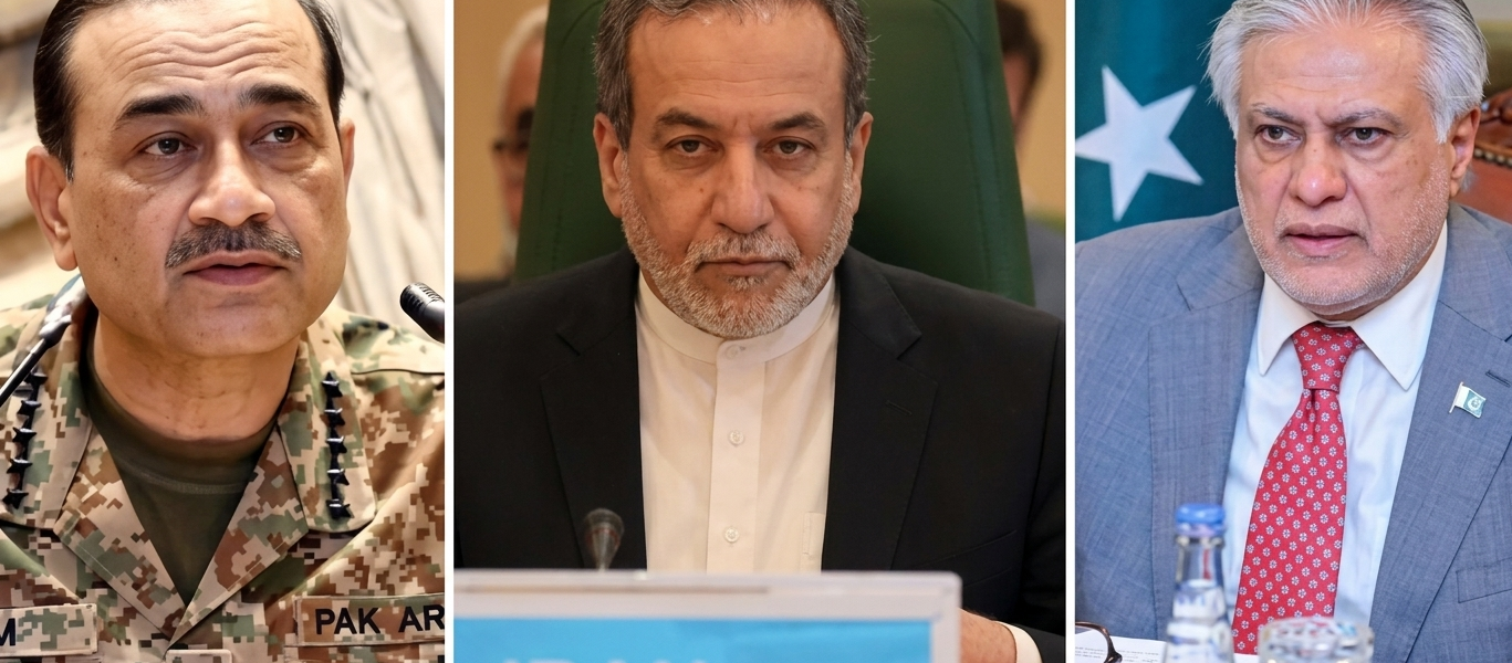 ایرانی وزیر خارجہ کا فیلڈ مارشل سید عاصم منیر اور اسحاق ڈار سے رابطہ