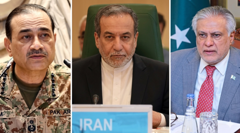 ایرانی وزیر خارجہ کا فیلڈ مارشل سید عاصم منیر اور اسحاق ڈار سے رابطہ