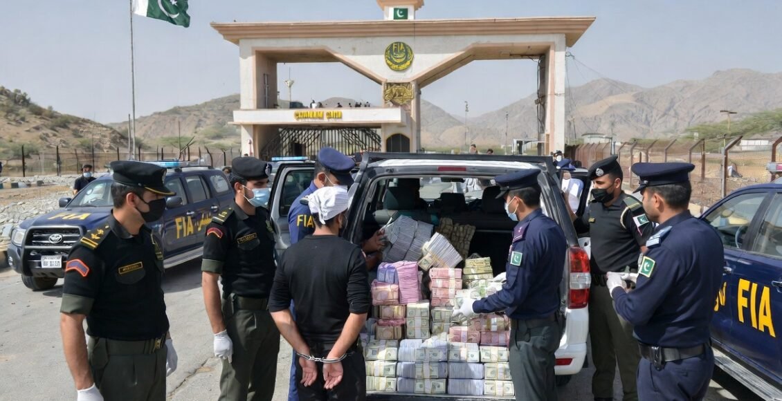 چمن بارڈر پر ایف آئی اے کا بڑا کریک ڈان،غیر قانونی کرنسی اسمگلنگ کی کوشش ناکام، ایک ملزم گرفتار