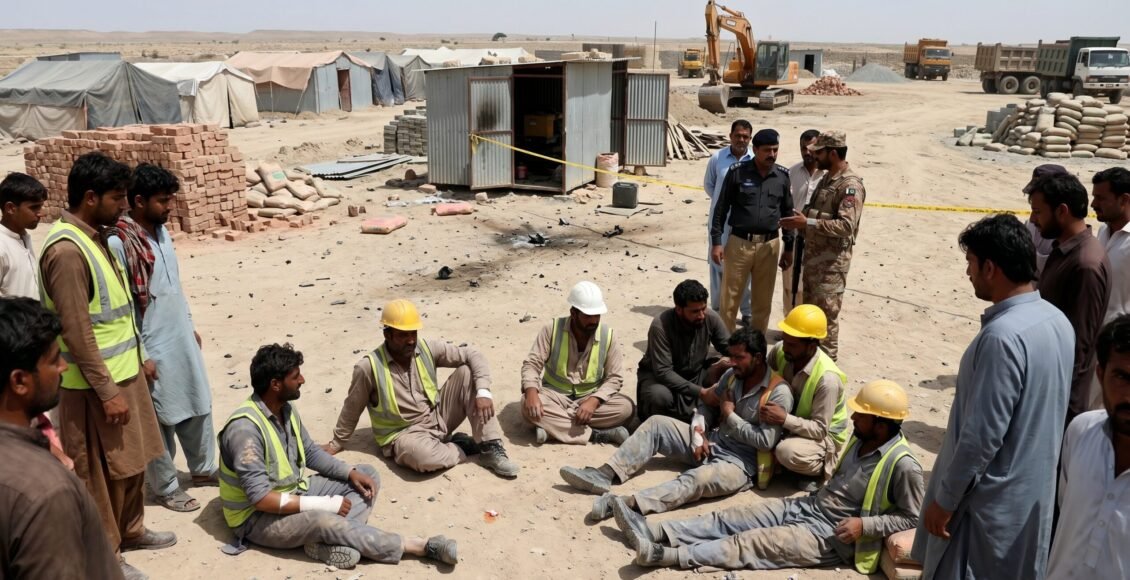 دالبندین، آبادکاروں کے ڈیرے پر دستی بم حملہ، تعمیراتی شعبے سے وابستہ 5 افراد زخمی