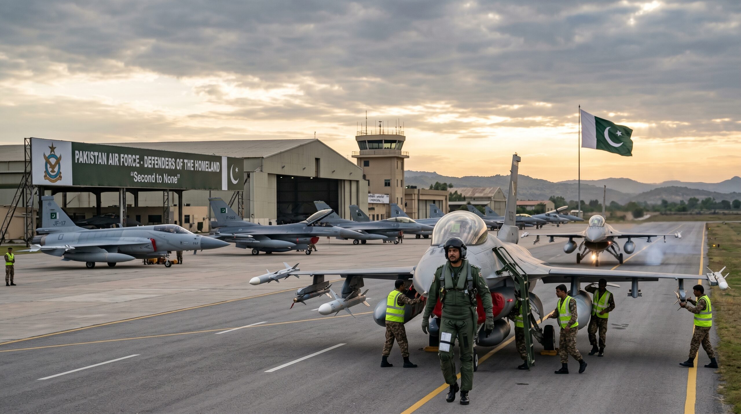 دفاع وطن کے جذبہ سے سرشار پاک فضائیہ دشمن کودندان شکن جواب دینے کیلئے ہمیشہ ہر وقت تیار