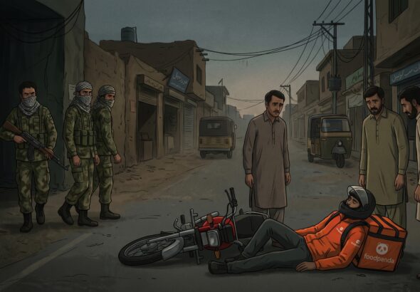 کوئٹہ میں خون کی ہولی جاری ، سریاب روڈ پر فوڈا پانڈا ڈیلیوری رائیڈر قتل