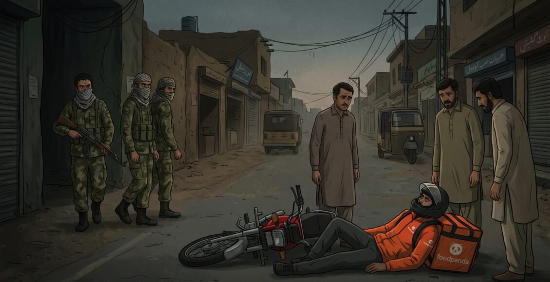 کوئٹہ میں خون کی ہولی جاری ، سریاب روڈ پر فوڈا پانڈا ڈیلیوری رائیڈر قتل