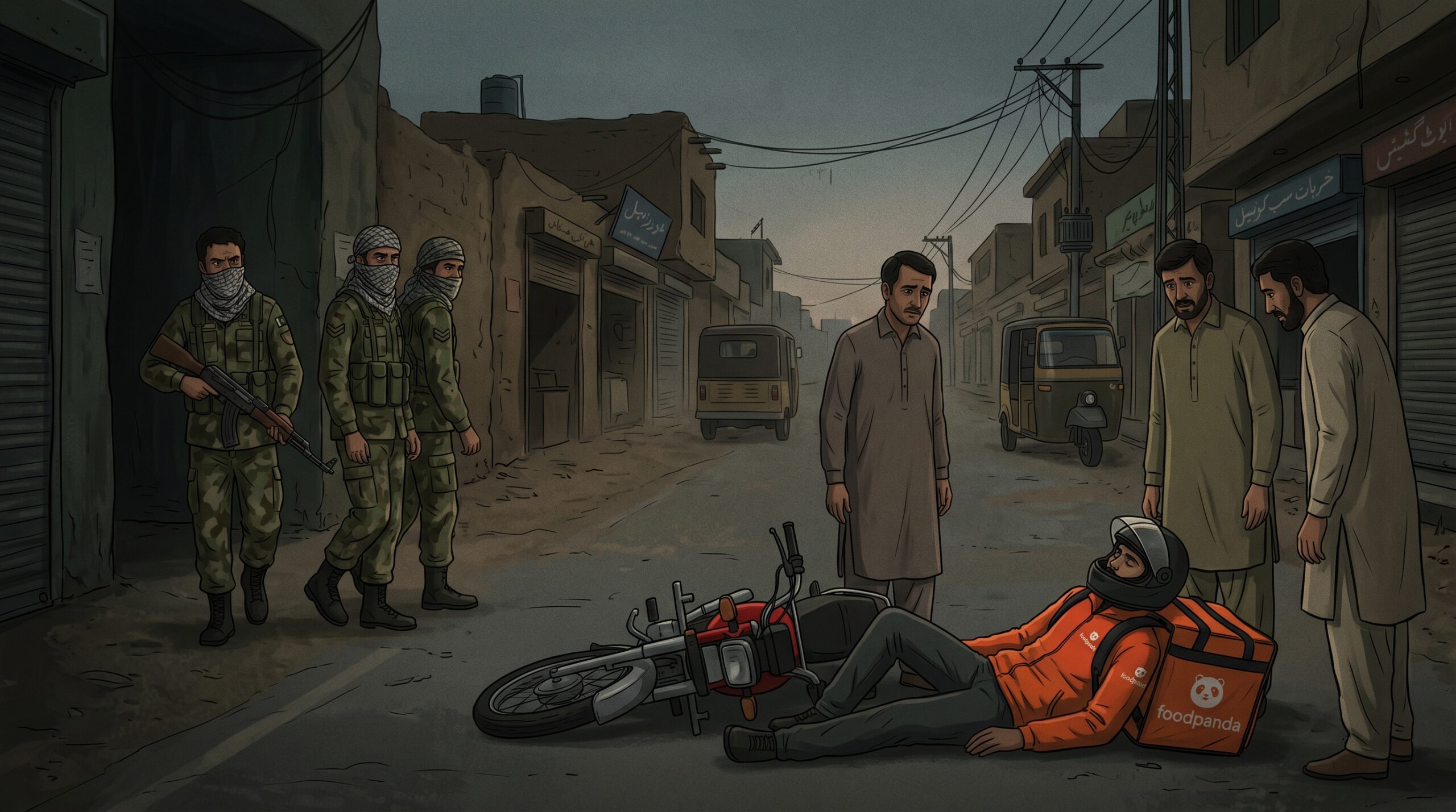 کوئٹہ میں خون کی ہولی جاری ، سریاب روڈ پر فوڈا پانڈا ڈیلیوری رائیڈر قتل