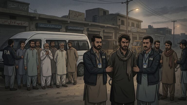 کوئٹہ، ایف آئی اے کی سریاب روڈ پر کارروائی، بین الاقوامی انسانی اسمگلنگ نیٹ ورک کا اہم کارندہ گرفتار