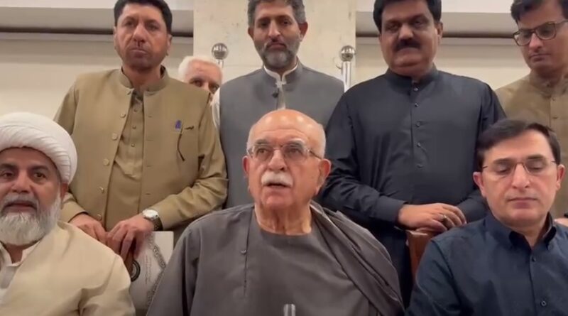 تحریک انصاف کے اراکین اُٹھ جائیں تو یہ کورم پورا نہیں ہوسکتا،محمود خان اچکزئی