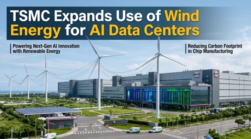 AI Data Centers کے لیے TSMC نے Wind Energy کا استعمال بڑھا دیا