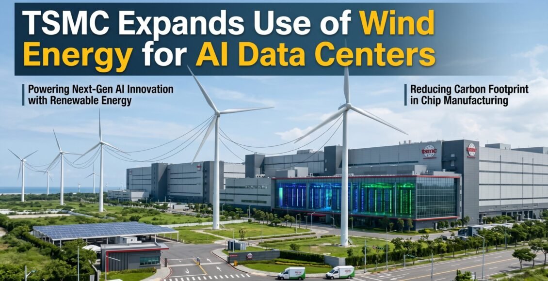 AI Data Centers کے لیے TSMC نے Wind Energy کا استعمال بڑھا دیا