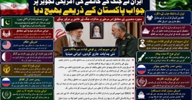ایران نے جنگ کے خاتمے کی امریکی تجویز پر جواب پاکستان کے ذریعے بھیج دیا