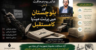 عالمی یومِ صحافت اور بلوچستان میں پرنٹ میڈیا کا مستقبل