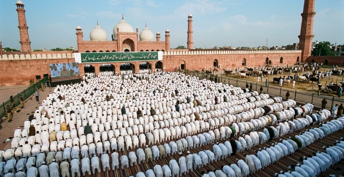 ملک بھر میں عید الاضحیٰ مذہبی جوش و جذبے کے ساتھ منائی گئی