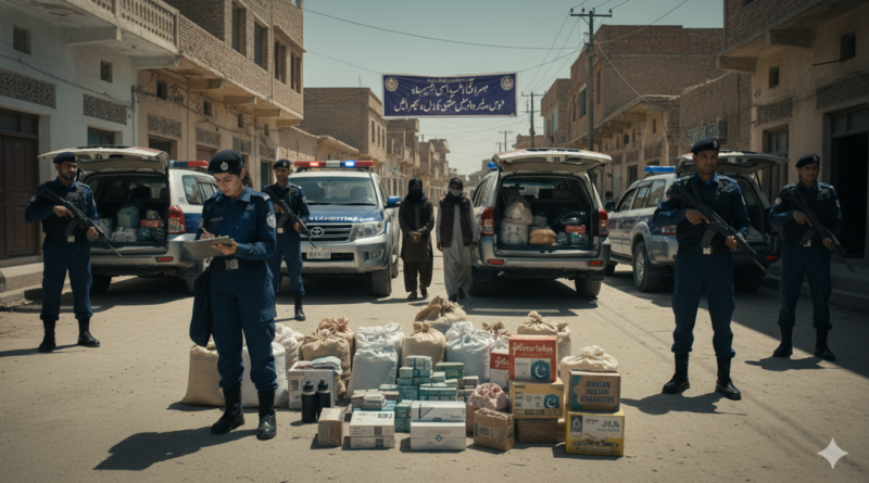 بلوچستان پولیس عوام کے جان و مال کے تحفظ کے لیے اپنی فرائض کی ادائیگی کو یقینی بناتے ہوئے شہریوں کو پر امن اور جرائم سے پاک ماحول فراہم کرنے کے حوالے سے متحرک