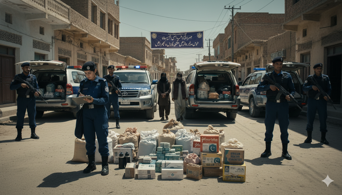 بلوچستان پولیس عوام کے جان و مال کے تحفظ کے لیے اپنی فرائض کی ادائیگی کو یقینی بناتے ہوئے شہریوں کو پر امن اور جرائم سے پاک ماحول فراہم کرنے کے حوالے سے متحرک
