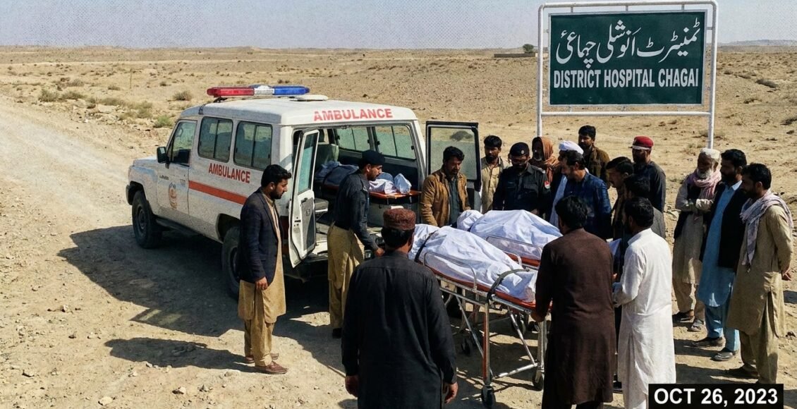 ضلع چاغی کے علاقے سیاہ جنگ سے تین نامعلوم افراد کی انتہائی مسخ شدہ لاشیں برآمد، ہسپتال منتقل