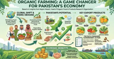 آرگینک فارمنگ ملکی معیشت کیلئے گیم چینجر ثابت ہو سکتی ہے'نجم مزاری