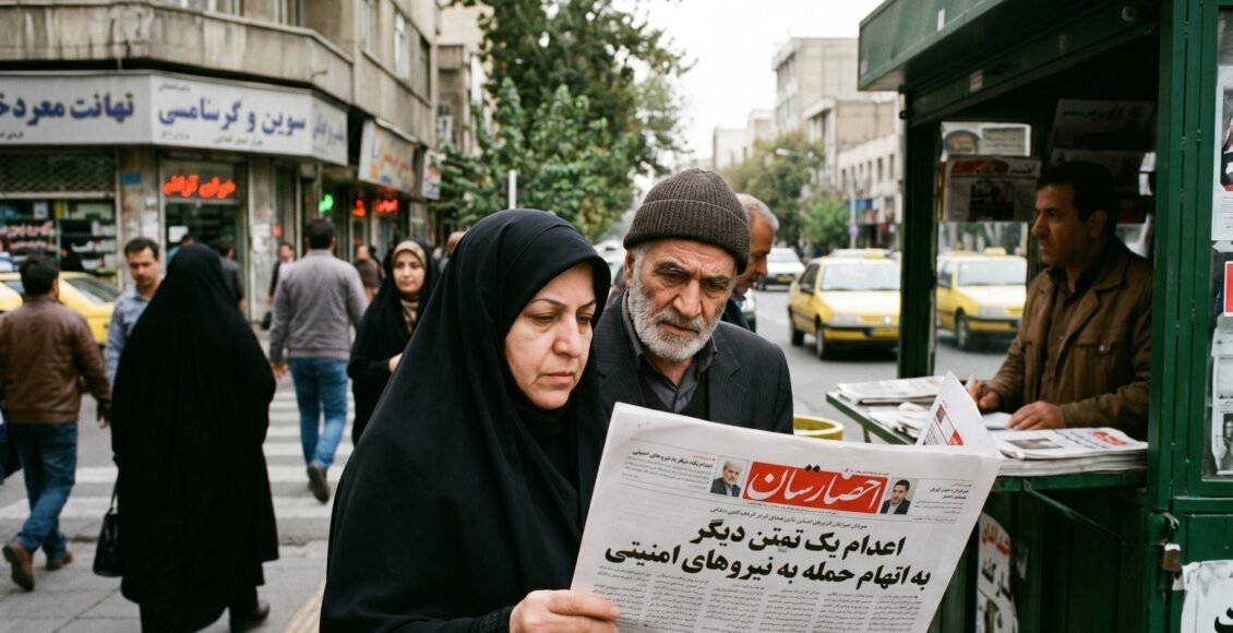 ایران؛ سیکیورٹی فورسز پر حملہ کرنے کے الزام میں ایک اور شخص کو پھانسی