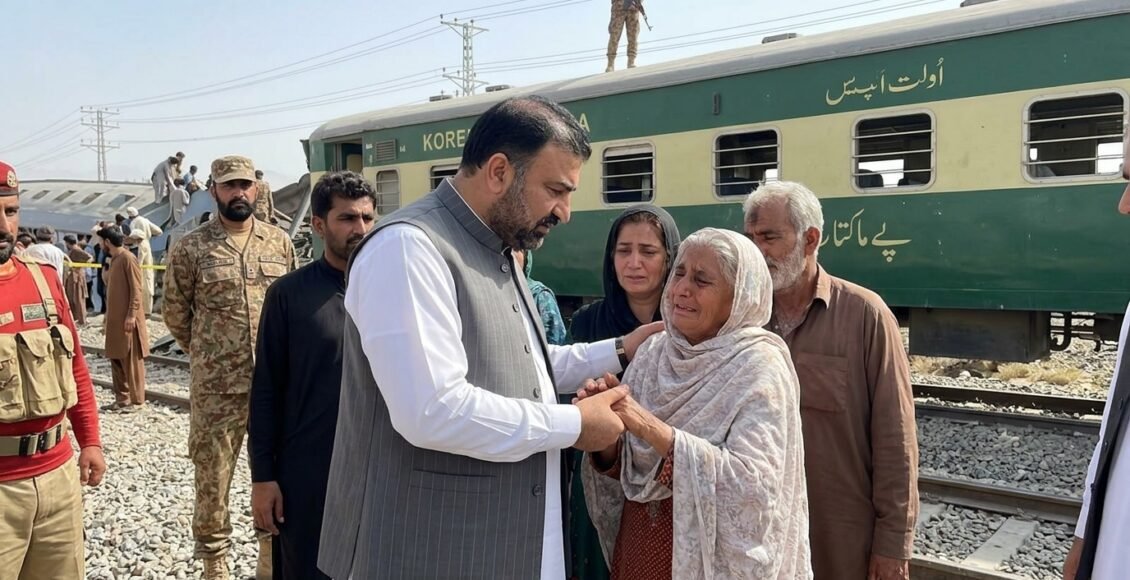 چمن پھاٹک سانحہ: وزیراعلیٰ بلوچستان میرسرفراز بگٹی کا متاثرہ خاندانوں سے اظہہاریکجہتی