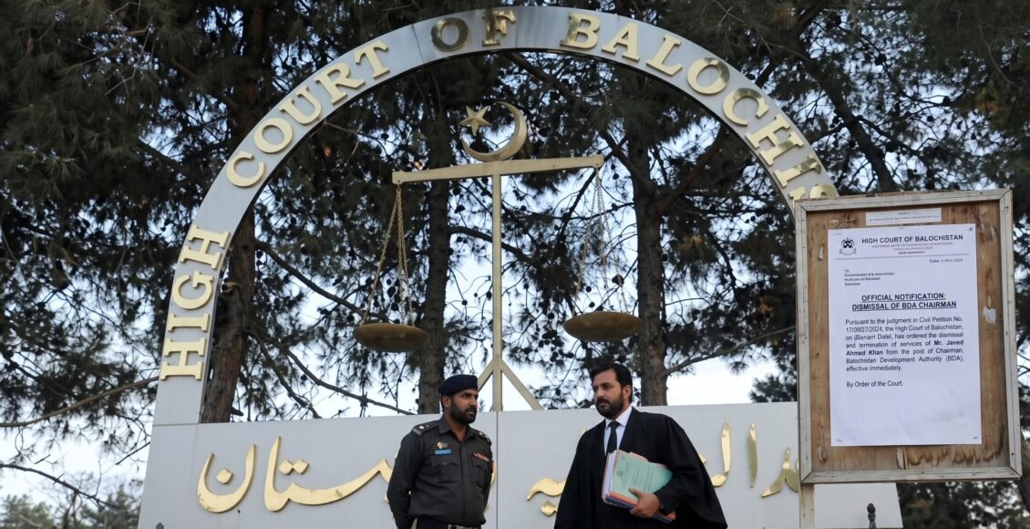 بلوچستان ہائی کورٹ نے چیئرمین بی ڈی اے جاوید احمد خان برطر ف کردیا
