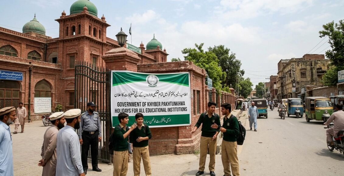 خیبر پختونخوا کے تعلیمی اداروں میں تعطیلات کا اعلامیہ جاری