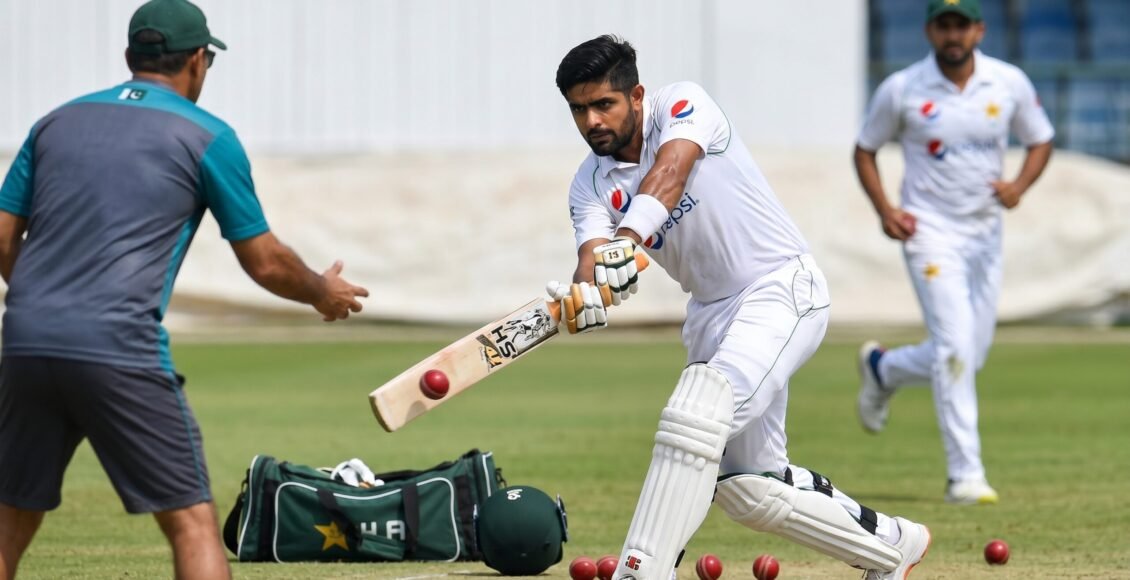 بابر اعظم فٹ ہوگئے، پریکٹس کا آغاز کر دیا،دوسرے ٹیسٹ کیلئے دستیاب ہونگے