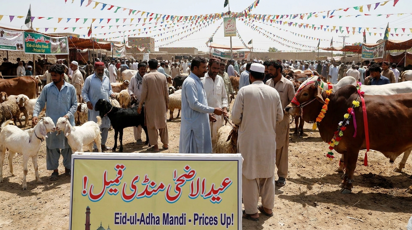 کوئٹہ میں عیدالاضحی کی مویشی منڈیاں سج گئیں، قربانی کے جانوروں کی قیمتیں آسمان پر پہنچ گئیں