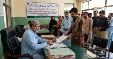 وفاقی آئینی عدالت کے حکم پر بلوچستان حکومت نے ملازمت کے دوران وفات پانے والے ملازمین' کے کوٹے پر بھرتیاں بحال کردیا 1