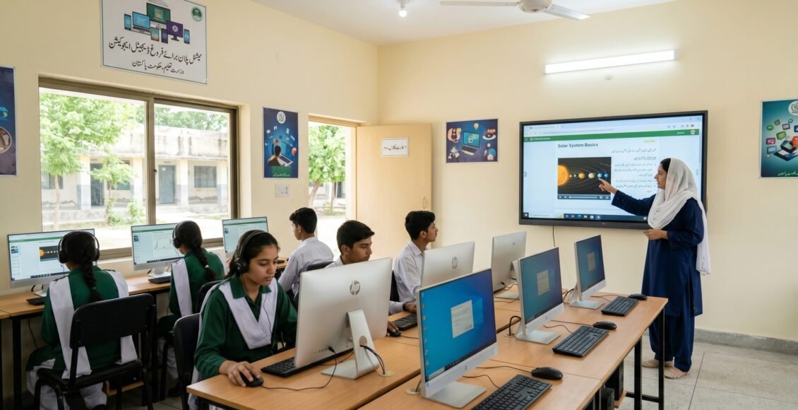پاکستان میں ڈیجیٹل تعلیم کے فروغ کے لیے نیا قومی منصوبہ تیار