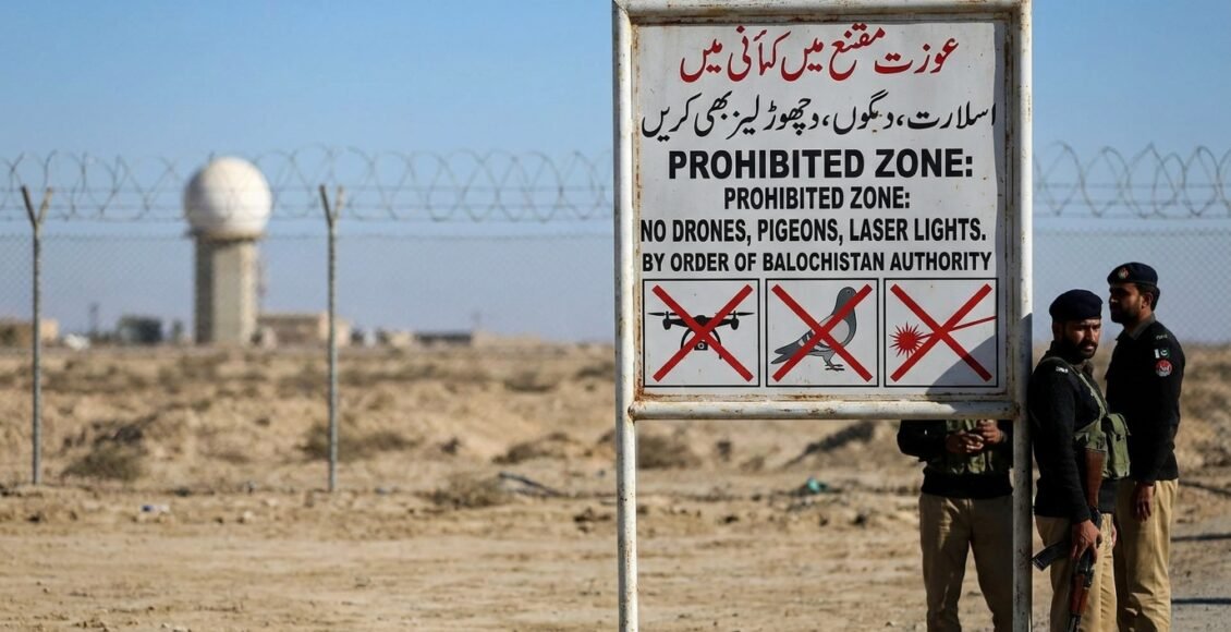 بلوچستان بھر میں حساس تنصیبات اور ایئرپورٹس کے قریب کبوتر اڑانے، ڈرون اور لیزر لائٹس پر پابند ی