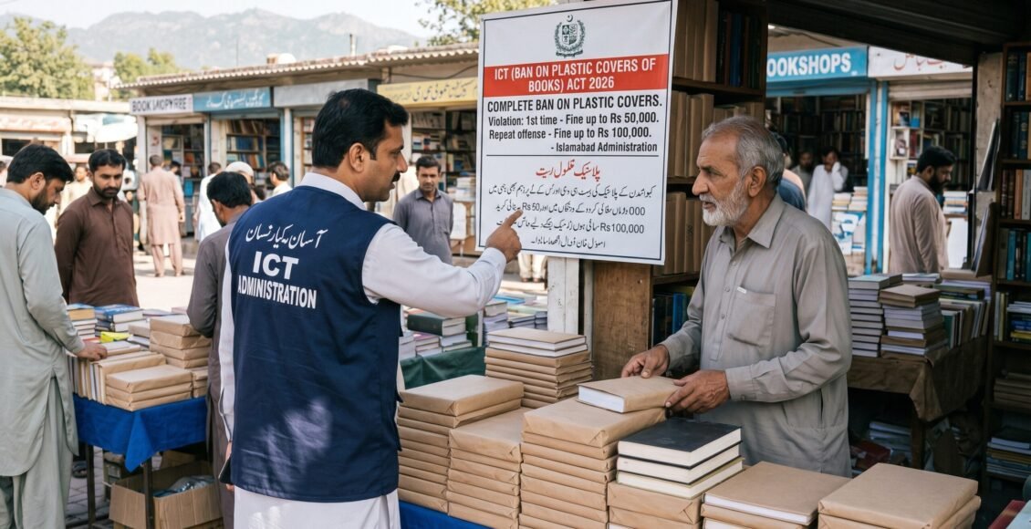 کتابوں پر پلاسٹک کور چڑھانے پر مکمل پابندی عائد، خلاف ورزی پر بھاری جرمانے عائد کرنے کا فیصلہ