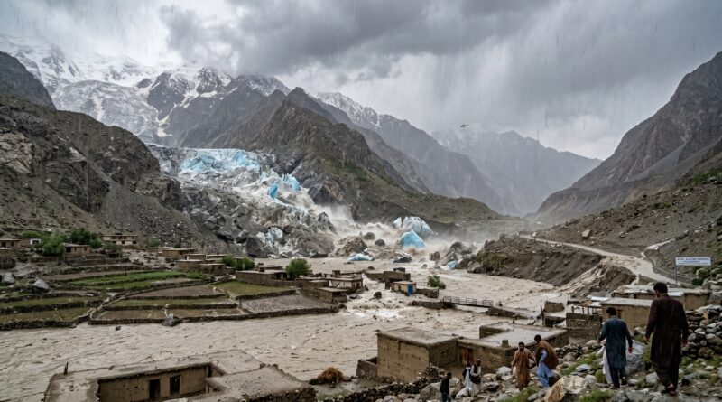 گلگت بلتستان اور پختونخوا میں گلیشیئر پھٹنے، شدید بارشوں اور سیلاب کا خطرہ، الرٹ جاری