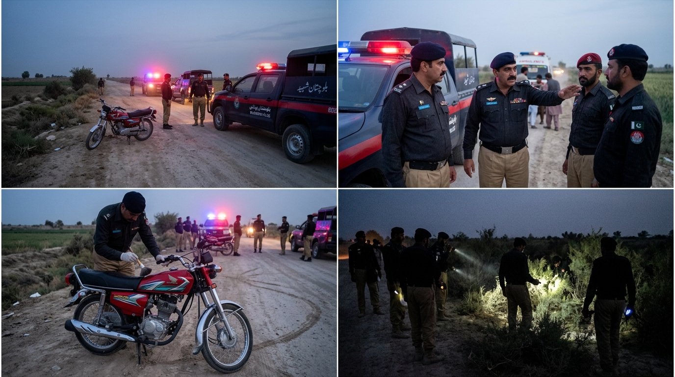 لنک بادینی روڈ پر موٹرسائیکل چھیننے والے ملزمان اور ایگل اسکواڈ کے درمیان فائرنگ کا تبادلہ، ایک ملزم زخمی، موٹرسائیکل برآمد