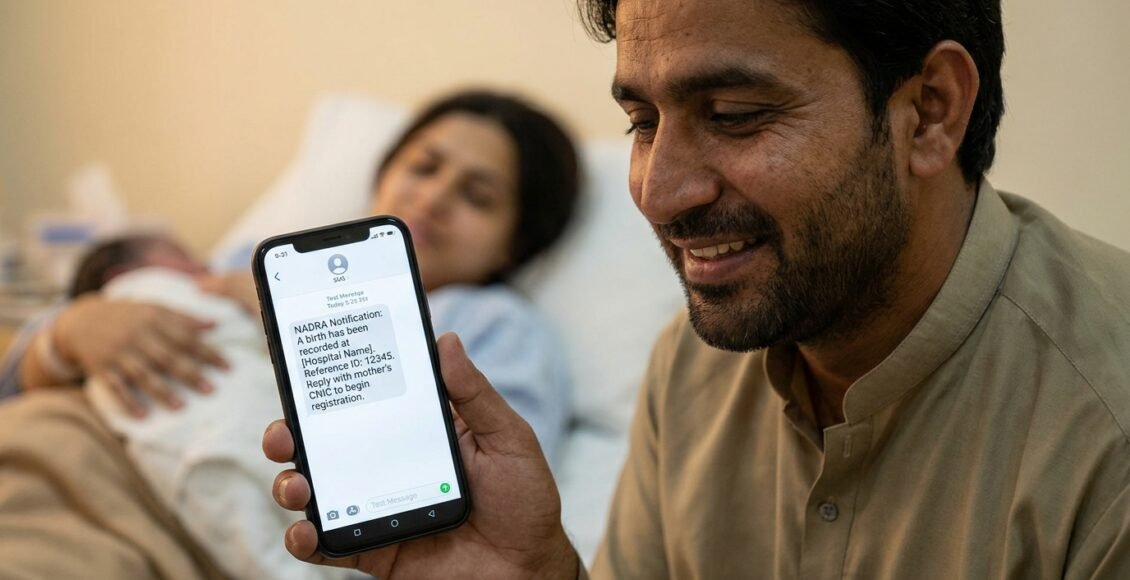 بچے کی پیدائش کے ساتھ ہی والدین کو پیغام، نادرا نے نیا برتھ نوٹیفکیشن ٹول متعارف کرا دیا