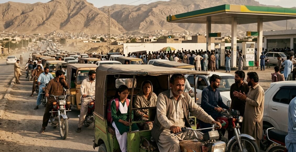 صوبائی دارالحکومت کوئٹہ سمیت بلوچستان بھر میں پیٹرول کا شدید بحران، نظامِ زندگی مفلوج