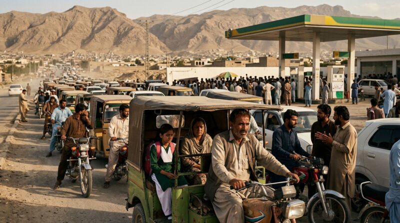 صوبائی دارالحکومت کوئٹہ سمیت بلوچستان بھر میں پیٹرول کا شدید بحران، نظامِ زندگی مفلوج