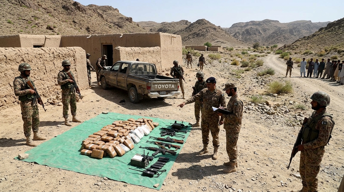 پنجگور میں سیکیورٹی فورسز کی کامیاب کارروائی، فتنہ الہندوستان کے تین دہشت گرد ہلاک
