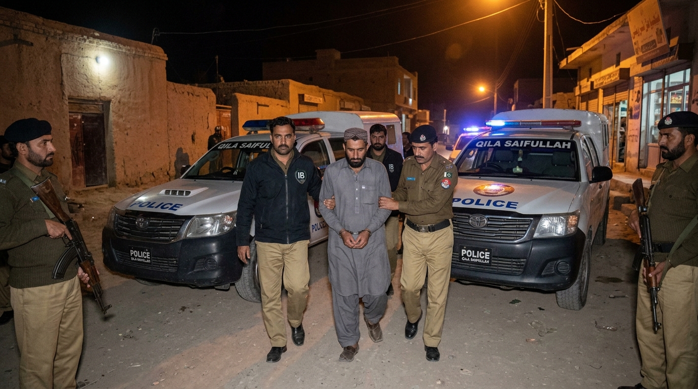 قلعہ سیف اللہ میں انٹیلی جنس کامیاب کارروائی، ظفر اللہ شاہیزئی کیس کا دوسرا شریک ملزم محمود خان بھی گرفتار