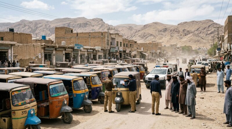 کوئٹہ میں غیر قانونی رکشوں کے خلاف کریک ڈاؤن، متعدد رکشے بند