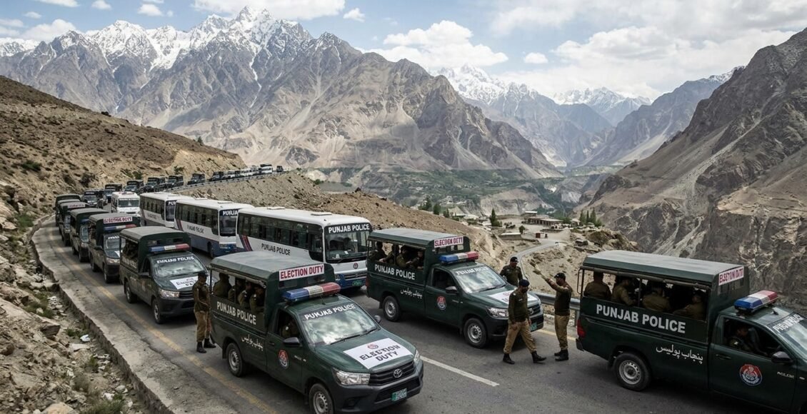 گلگت بلتستان انتخابات، پنجاب پولیس کی 5 ہزار سے زائد نفری بھیجنے کا فیصلہ