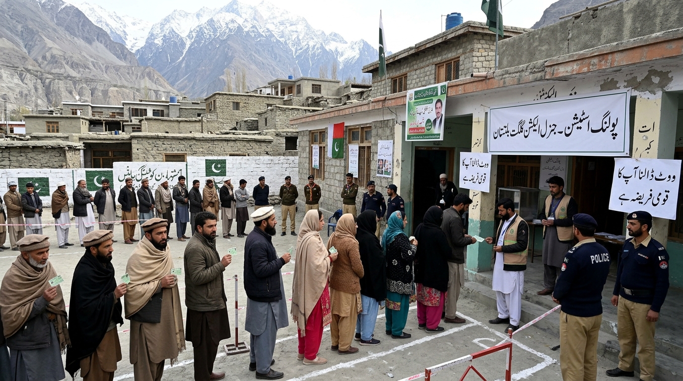 گلگت بلتستان میں عام انتخابات کیلئے ووٹنگ آج ہوگی