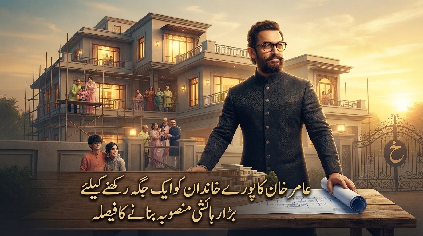 عامر خان کا پورے خاندان کو ایک جگہ رکھنے کیلئے بڑا رہائشی منصوبہ بنانے کا فیصلہ
