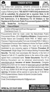 Director General Sports Balochistan
