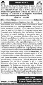 Deputy Director Directorate General Of Social Welfare & Special Education Balochistan